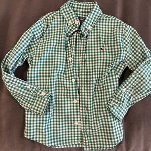 Vineyard vines boys Oxford whale shirt